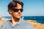 Otis Coastin Sunglasses-Matte Black/L.I.T Polar Grey