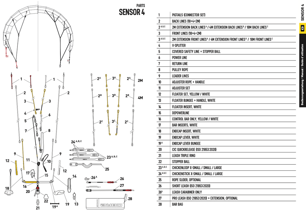 Core Sensor 4 Pulley Rope | Part #8