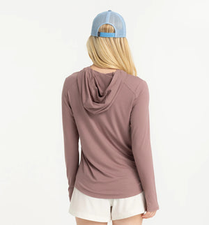 Free Fly Bamboo Shade Lightweight Hooded L/S Shirt-Fig