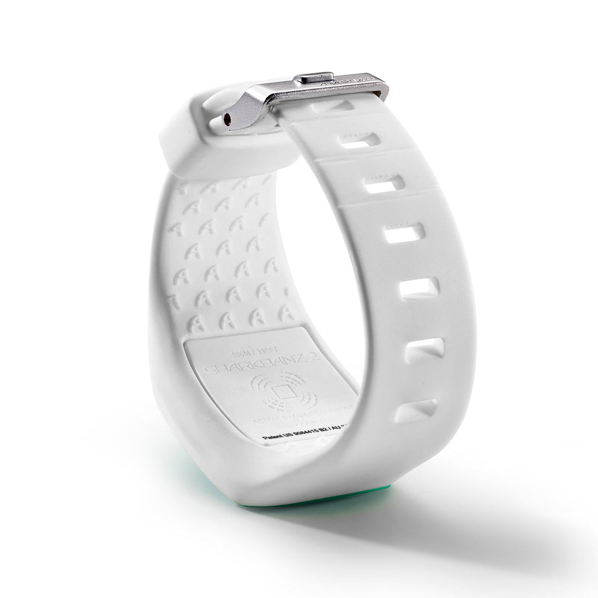Sharkbanz 2 Wearable Shark Deterrent-White/Seafoam