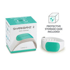 Sharkbanz 2 Wearable Shark Deterrent-White/Seafoam