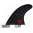FCS II Sharpeye PC Carbon Tri/Quad Fin Set-Black/White-Large