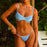 Kulani Kinis Shirred Ditz Underwire Top-Lemon Bloom