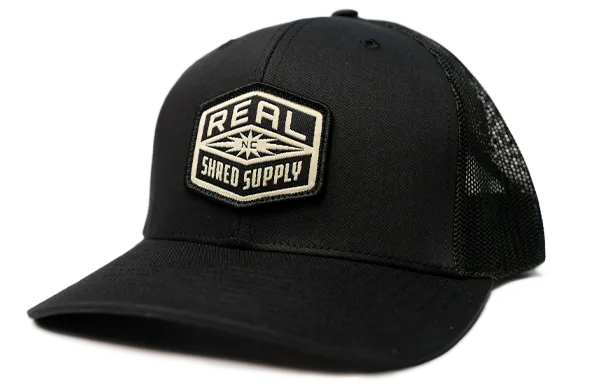 REAL Shred Supply Hat-Black