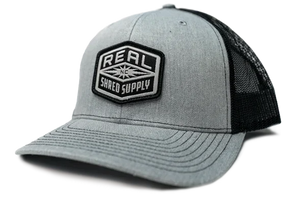 REAL Shred Supply Hat-Heather Grey/Black