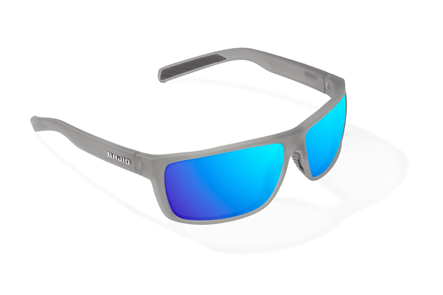 Bajio Sigs Sunglasses-Dark Grey Glass Matte/Blue Mirr Glass