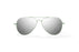 Bajio Soldado Sunglasses-Light Grn Glass Matte/Slvr Mrr Poly
