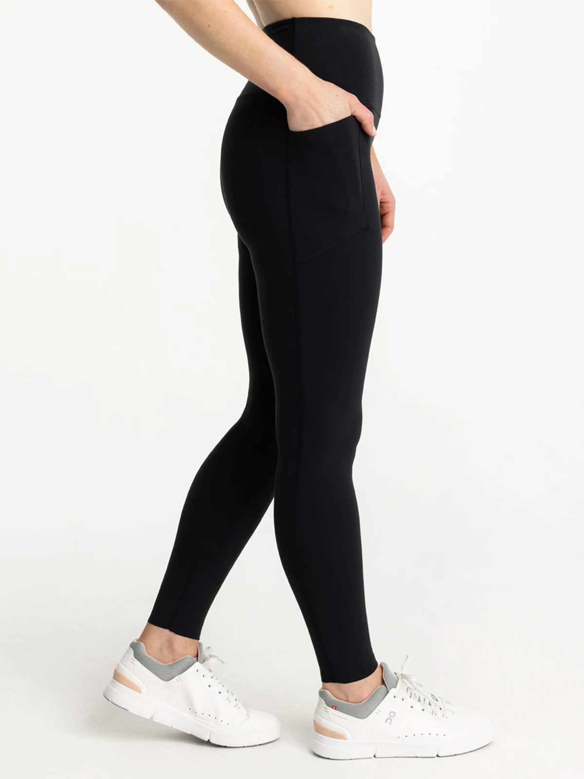 Free Fly All Day 7/8 Pocket Legging Pants-Black