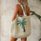 Kulani Kinis Straw Beach Tote Bag-Palm Breeze