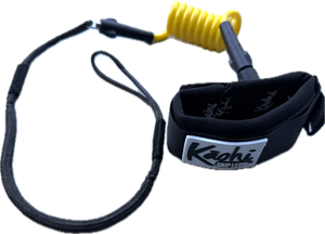 Kaohi Inviz Mini Hybrid Calf Leash-Black-8mm