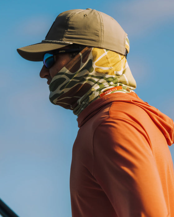 Free Fly x REEF Bamboo Lightweight Sun Mask-Floral Camo