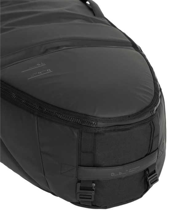 DB Surf Pro Coffin 3-4 Boards Midlength Boardbag-Black Out