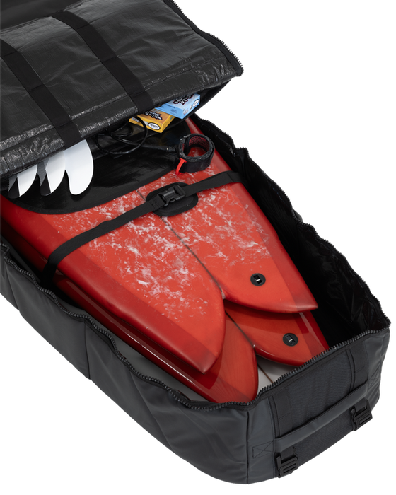 DB Surf Pro Coffin 3-4 Boards Midlength Boardbag-Black Out