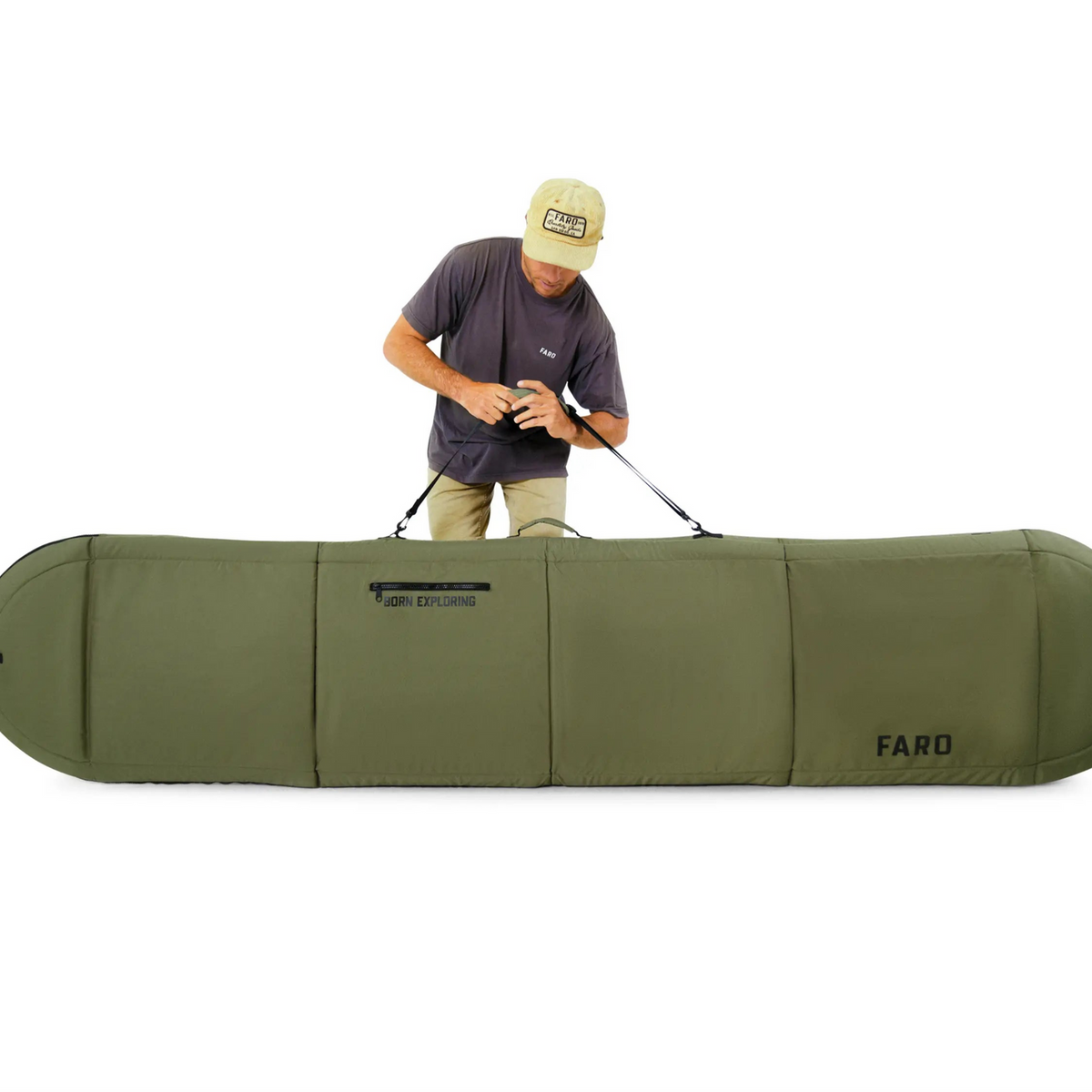 FARO Padded Day/Travel Boardbag-Olive Drab