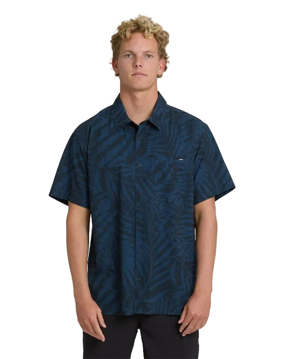 Billabong Surftrek Perf Shirt-Mid Blue