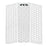 FCS T-3 Mid Traction Pad-White