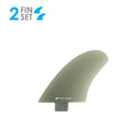 True Ames Canards FCS Fiberglass Fin Set-Smoke