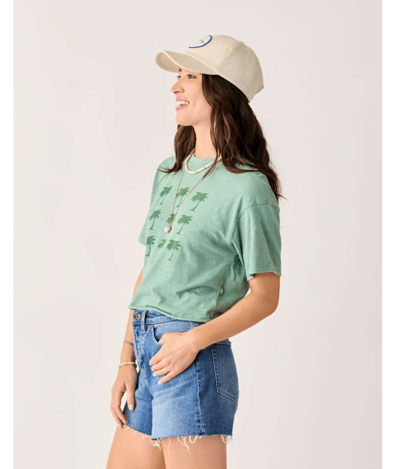 Carve Designs Parker Graphic Tee-Haze Grid
