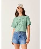Carve Designs Parker Graphic Tee-Haze Grid