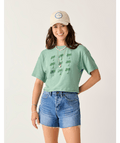 Carve Designs Parker Graphic Tee-Haze Grid