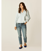 Carve Designs Claire Twill L/S Shirt-Light Indigo