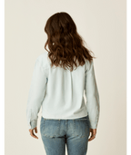 Carve Designs Claire Twill L/S Shirt-Light Indigo