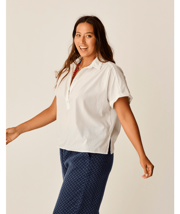 Carve Designs Elliott Voile Shirt-Cloud