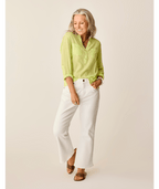 Carve Designs Dylan Textured L/S Shirt-Limeade