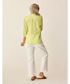 Carve Designs Dylan Textured L/S Shirt-Limeade