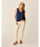 Carve Designs Kayla Gauze Tank-Navy