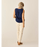 Carve Designs Kayla Gauze Tank-Navy