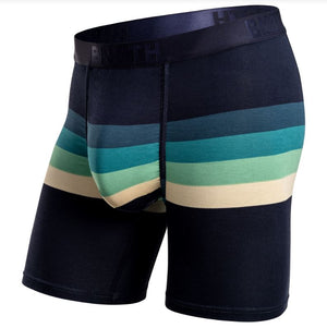 BN3TH Classic Print Boxer Brief-Retro Stripe Teal