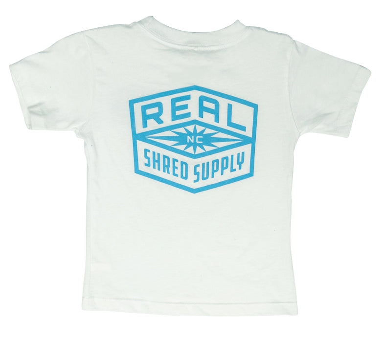 REAL Todder Shred Supply Tee-White