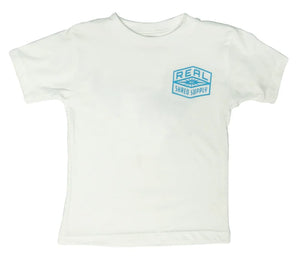 REAL Todder Shred Supply Tee-White— Alternate View