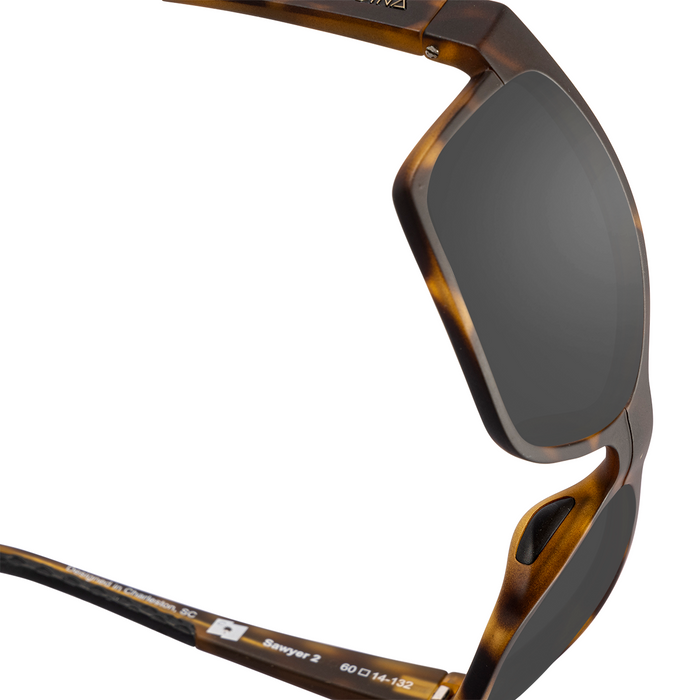 Cordina Sawyer 2 Glass Sunglasses-Matte Tort/Grey Polar