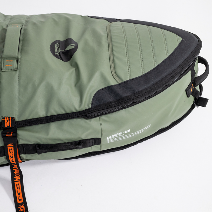 FCS Travel 2 Shortboard/Fish Boardbag-Alpine