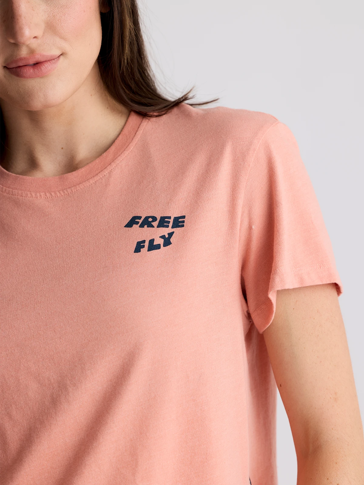 Free Fly Twin Fin Tee-Heather Sunset