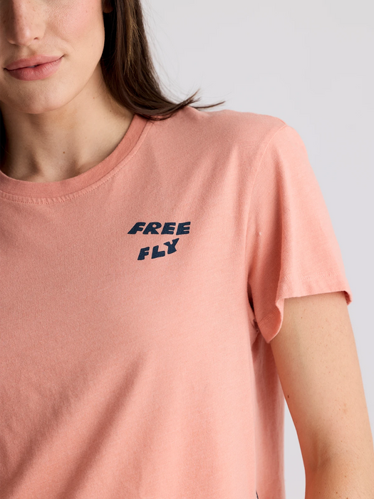Free Fly Twin Fin Tee-Heather Sunset