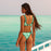 Kulani Kinis Twin Strap Cheeky Bottom-Emerald Tides