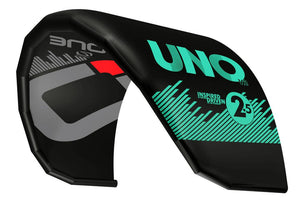 Ozone Uno V2 Kite-Black-2.5m