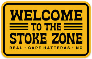 REAL Welcome to the Stoke Zone Sticker-Yellow