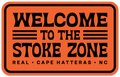 REAL Welcome to the Stoke Zone Sticker-Orange