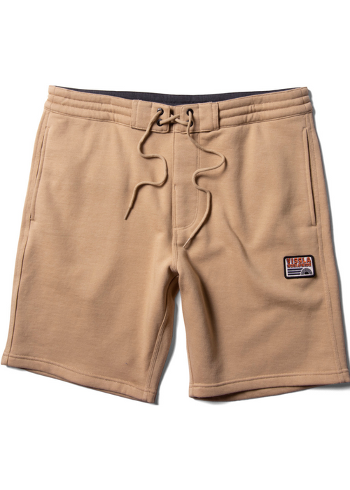 Vissla Solid Sets Eco 18.5" Sofa Surfer Shorts-Dark Sand