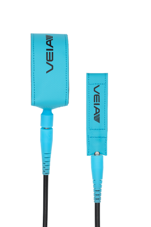 VEIA JJF Pro Leash-Bright Blue/Night-6' x 7mm