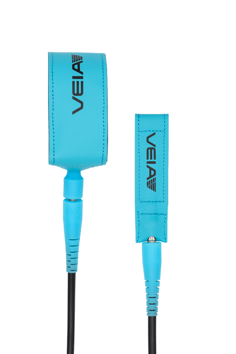 VEIA JJF Pro Leash-Bright Blue/Night-6' x 7mm