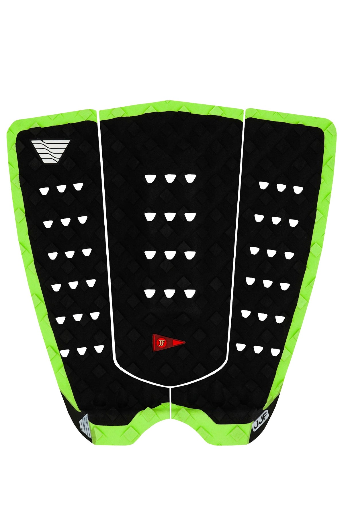 VEIA JJF Squash Tail Pro Traction Pad-Night/Hi Vis Green
