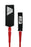 VEIA JJF Heavy Water Leash-Night/Red-7'
