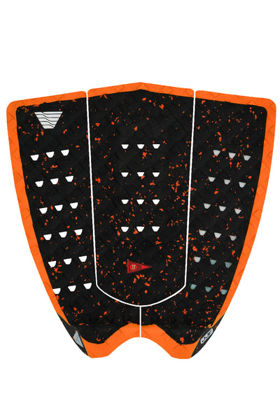 VEIA JJF Round Tail Pro Traction Pad-SPace/Hi Vis Orange — REAL