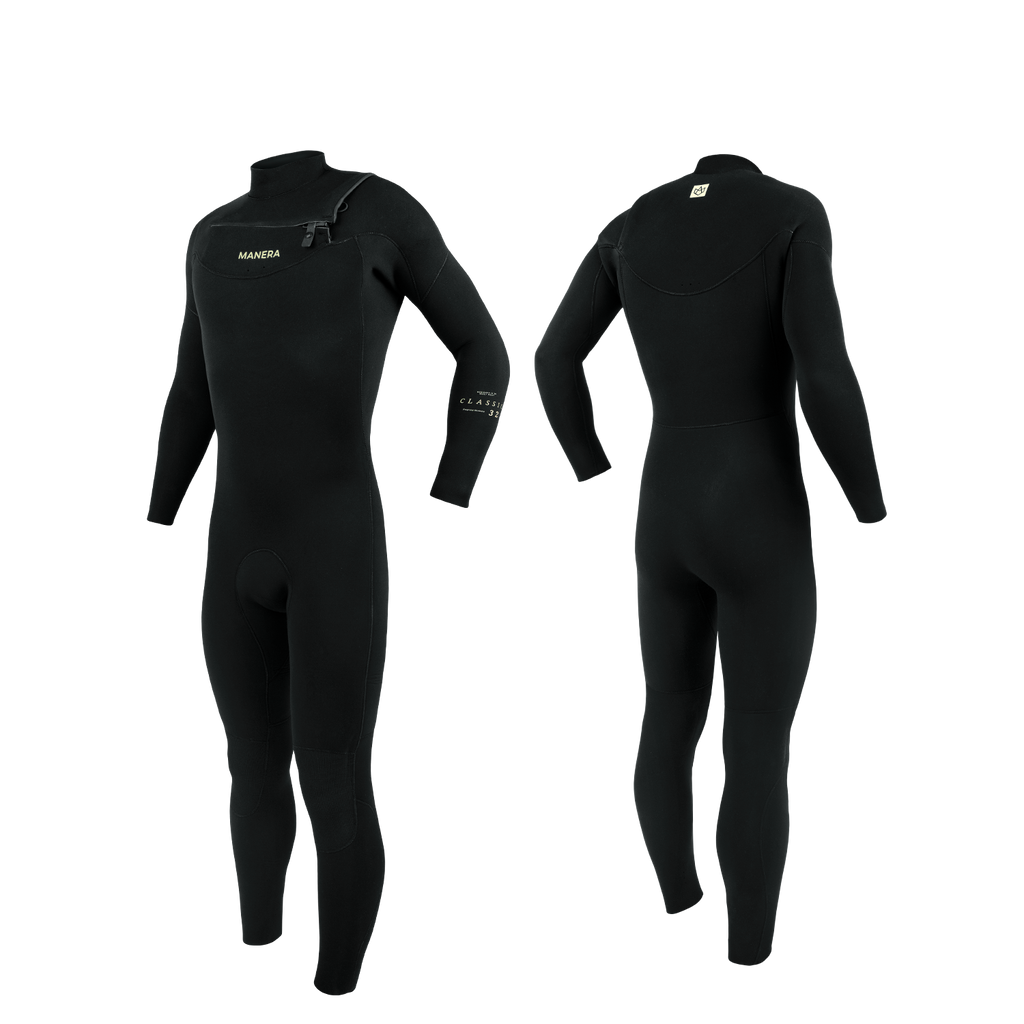 Manera Classic 3/2 FZ Wetsuit-Black