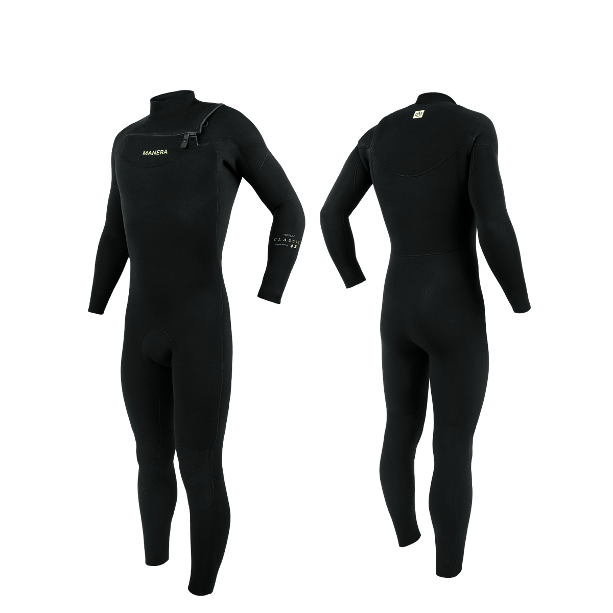 Manera Classic 4/3 FZ Wetsuit-Black